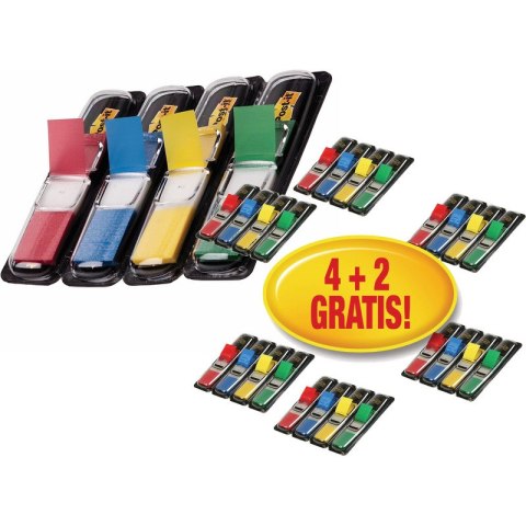 Zakładki Post-it 11.9x43.1mm 4 kolory (6x4x35) Post-it Zakładki Post-it 11.9x43.1mm 4 kolory (6x4x35) Post-it