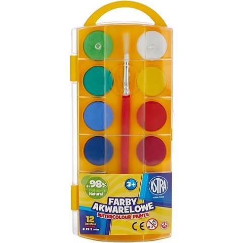 Farby akwarelowe Astra 12 kolorów Astra