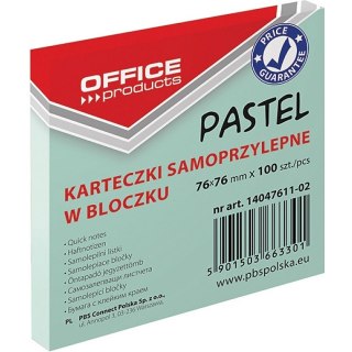 Karteczki Donau 76x76mm pastel zielone (100) Office Products
