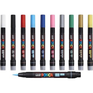 Marker z farbą plakatową Uni POSCA PCF-350 czarny Uni