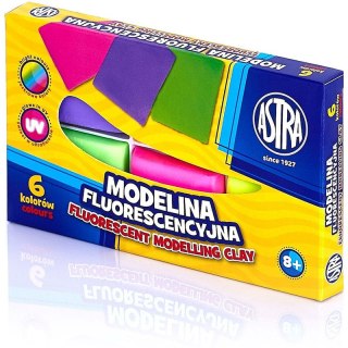 Modelina Astra 20g fluorescencyjna x6 kolorów Astra