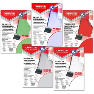 Okładki do bindowania OFFICE PRODUCTS, PVC, A4, 20 Office Products