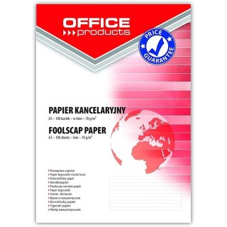 Papier kancelaryjny OFFICE PRODUCTS, w linie, A3, Office Products