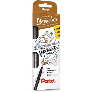 Pisaki pędzelkowe Pentel Brush Sign Pen Pigment SE Pentel