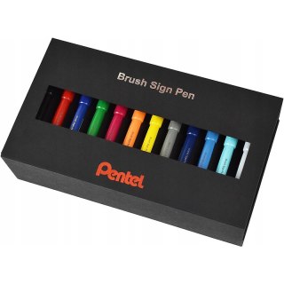 Pisaki pędzelkowe Pentel Brush Sign Pen SES15C 36 Pentel