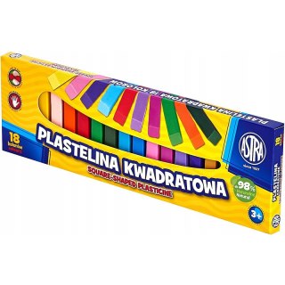 Plastelina Astra 18 kolorów Astra