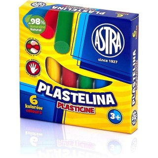 Plastelina Astra 6 kolorów Astra