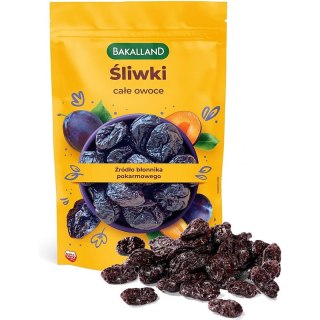 Śliwki suszone całe owoce BAKALLAND, 300g Bakalland
