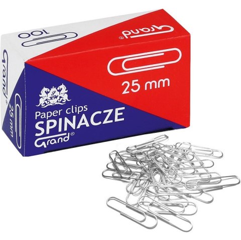 Spinacze biurowe Grand 25mm okrągłe (100) Grand