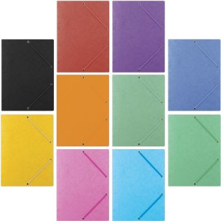 Teczka z gumkš DONAU, preszpan, A4, 390gsm, 3-skrz Donau