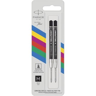 Wkłady do długopisu Parker QuinkFlow M czarne (2) Parker