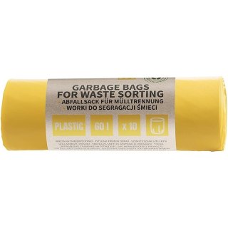 Worki na śmieci DONAU ECO, do segregacji plastiku, DONAU ECO