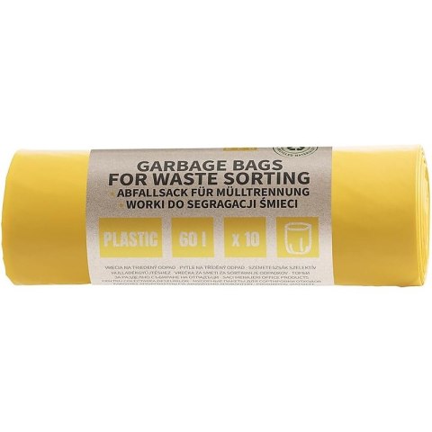 Worki na śmieci DONAU ECO, do segregacji plastiku, DONAU ECO