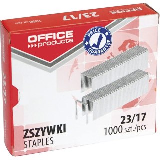 Zszywki OFFICE PRODUCTS, 23/17, 1000szt. Office Products