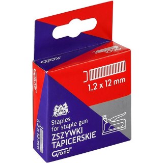 Zszywki tapicerskie Grand 1.2x12mm (1000) Grand