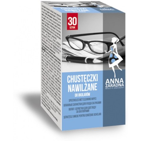 Chusteczki Anna Zaradna (do czyszczenia okularów i soczewek) (30) ANNA ZARADNA