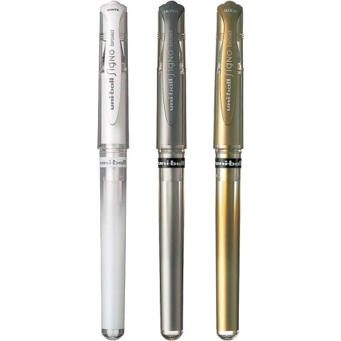 Długopis żelowy Uni UMN-153 Signo biały Uni