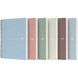 Kołozeszyt Oxford My Rec'Up A5/90k linia mix kolorów Oxford