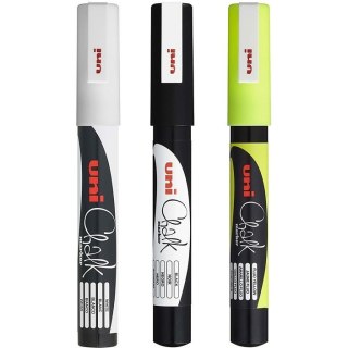 Marker kredowy Uni PWE-3MS żółty Uni