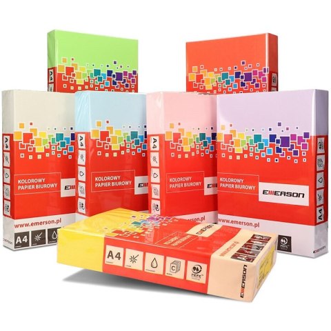Papier Emerson A4/80g kanarkowy (500) Emerson