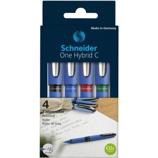 Pióra kulkowe Schneider One Hybrid C 0.5mm 4 kolory Schneider