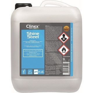 Preparat czyszcząco-nabłyszczający CLINEX Shine Steel 5L, do stali nierdzewnej Clinex
