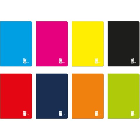 ZESZYT A5 KRATKA 32K ONE COLOR Interdruk