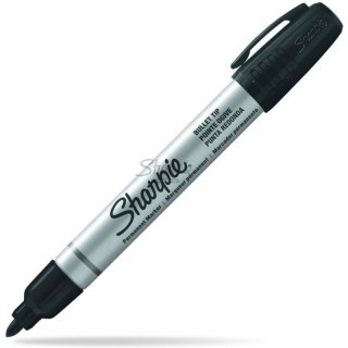 Marker premanentny Sharpe Metal okrągły czarny SHARPIE