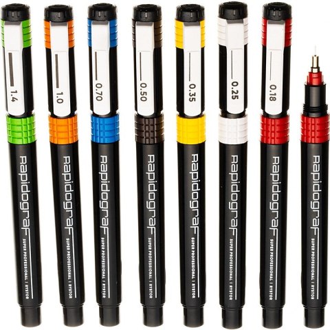 Pisak kreślarski Rystor Rapidograf Super Professional 0.25mm Rystor
