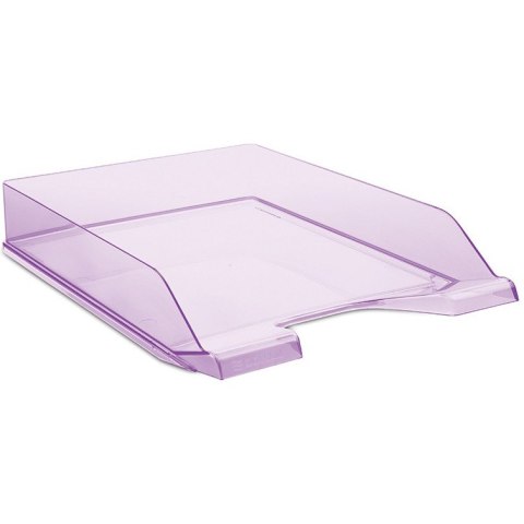 Półka na dokumenty Donau A4 transparentna fioletowa Donau