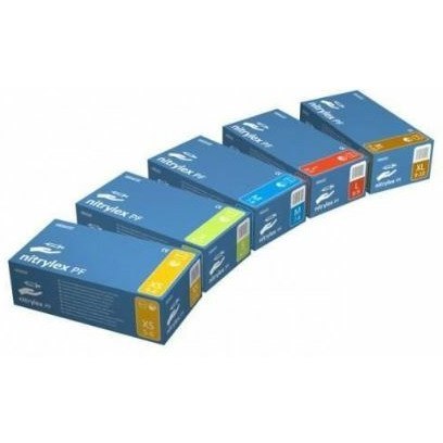 Rękawice nitrylowe Maxter Blue rozmiar S (100) Maxter