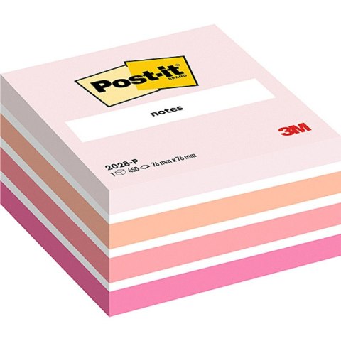KARTECZKI POST-IT 76x76mm RÓŻOWE (450) Post-it