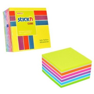 KARTECZKI STICK'N 76*76mm MIX KOLORÓW (400) STICK'N