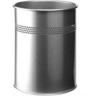 KOSZ NA ŚMIECI DURABLE 15L METALOWY SREBRNY Durable