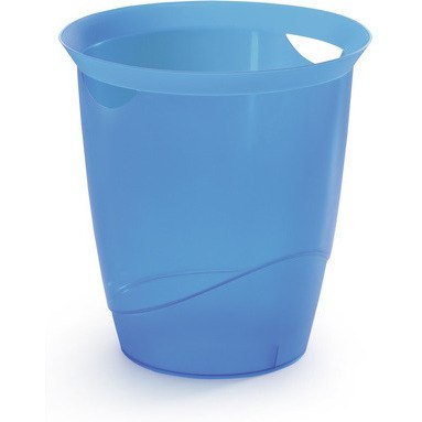 KOSZ NA ŚMIECI DURABLE 16L NIEBIESKI TRANSPARENTNY Durable