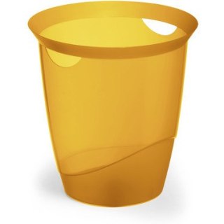 KOSZ NA ŚMIECI DURABLE 16L POMARAŃCZOWY TRANSPARENTNY Durable
