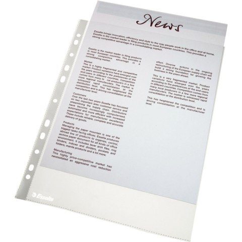 KOSZULKI ESSELTE A4/35µm GROSZKOWE (100) Esselte