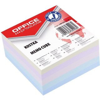 Kostka papierowa Office Products 85x85x40mm klejona kolor Office Products