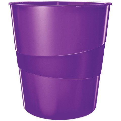 Kosz na śmieci Leitz Wow 15L fioletowy Leitz