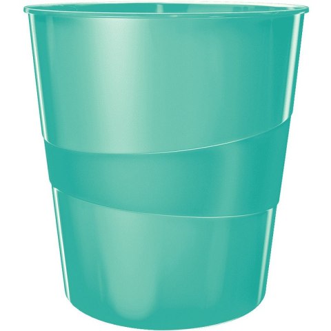 Kosz na śmieci Leitz Wow 15L turkusowy Leitz