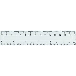 LINIJKA PRZEZROCZYSTA 15cm GR-801 Grand