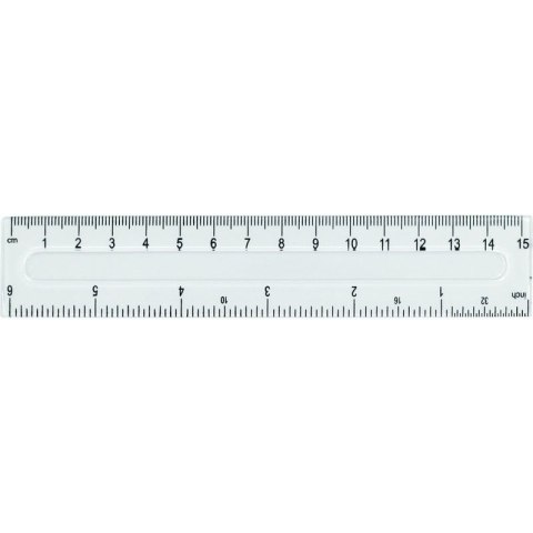 LINIJKA PRZEZROCZYSTA 15cm GR-801 Grand