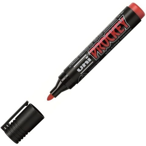 MARKER PERMANENTNY UNI PM-122 CZERWONY Uni