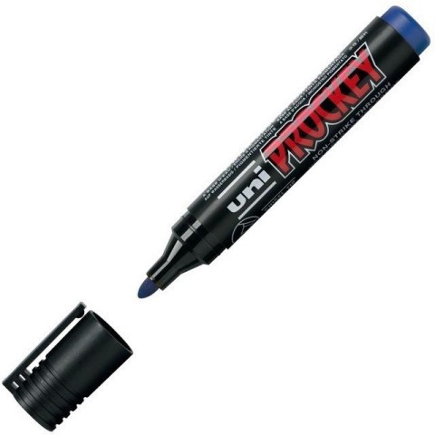 MARKER PERMANENTNY UNI PM-122 NIEBIESKI Uni