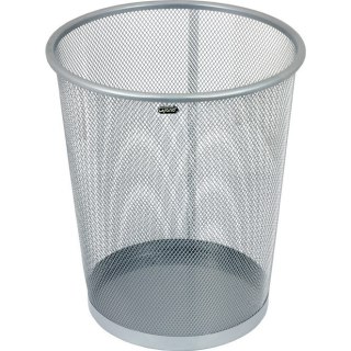 METALOWY KOSZ NA ŚMIECI 12L SREBRNY Grand