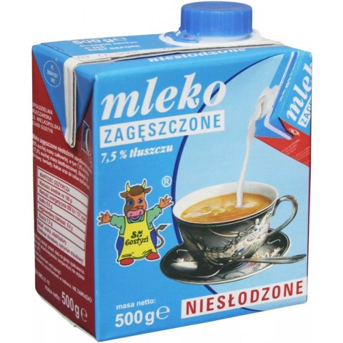 MLEKO GOSTYŃ ZAGĘSZCZONE 500g 7,5% Gostyń