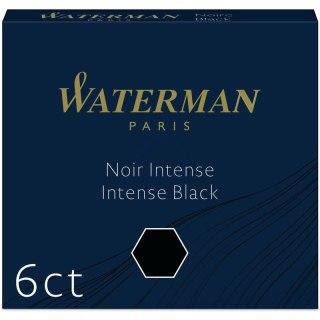 NABOJE ATRAMENTOWE WATERMAN INTERNATIONAL CZARNE (6) Waterman