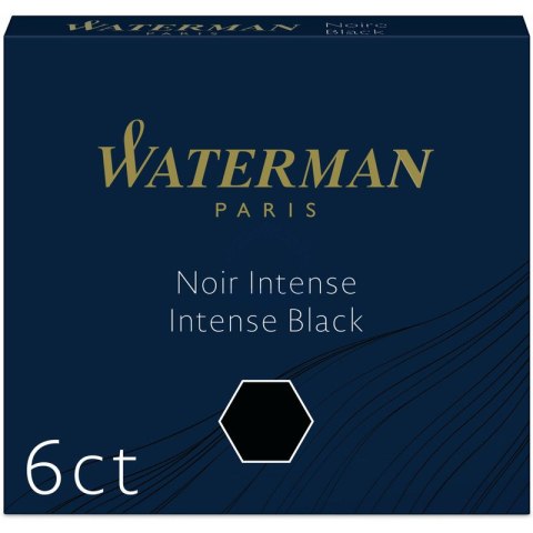 NABOJE ATRAMENTOWE WATERMAN INTERNATIONAL CZARNE (6) Waterman