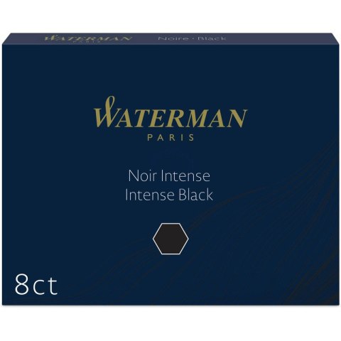 NABOJE ATRAMENTOWE WATERMAN STANDARD CZARNE (8) Waterman