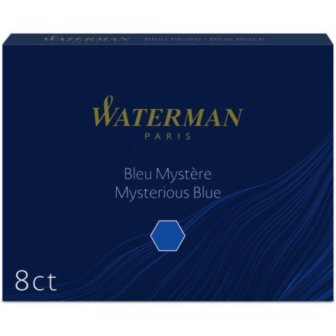 NABOJE ATRAMENTOWE WATERMAN STANDARD NIEBIESKO-CZARNE (8) Waterman